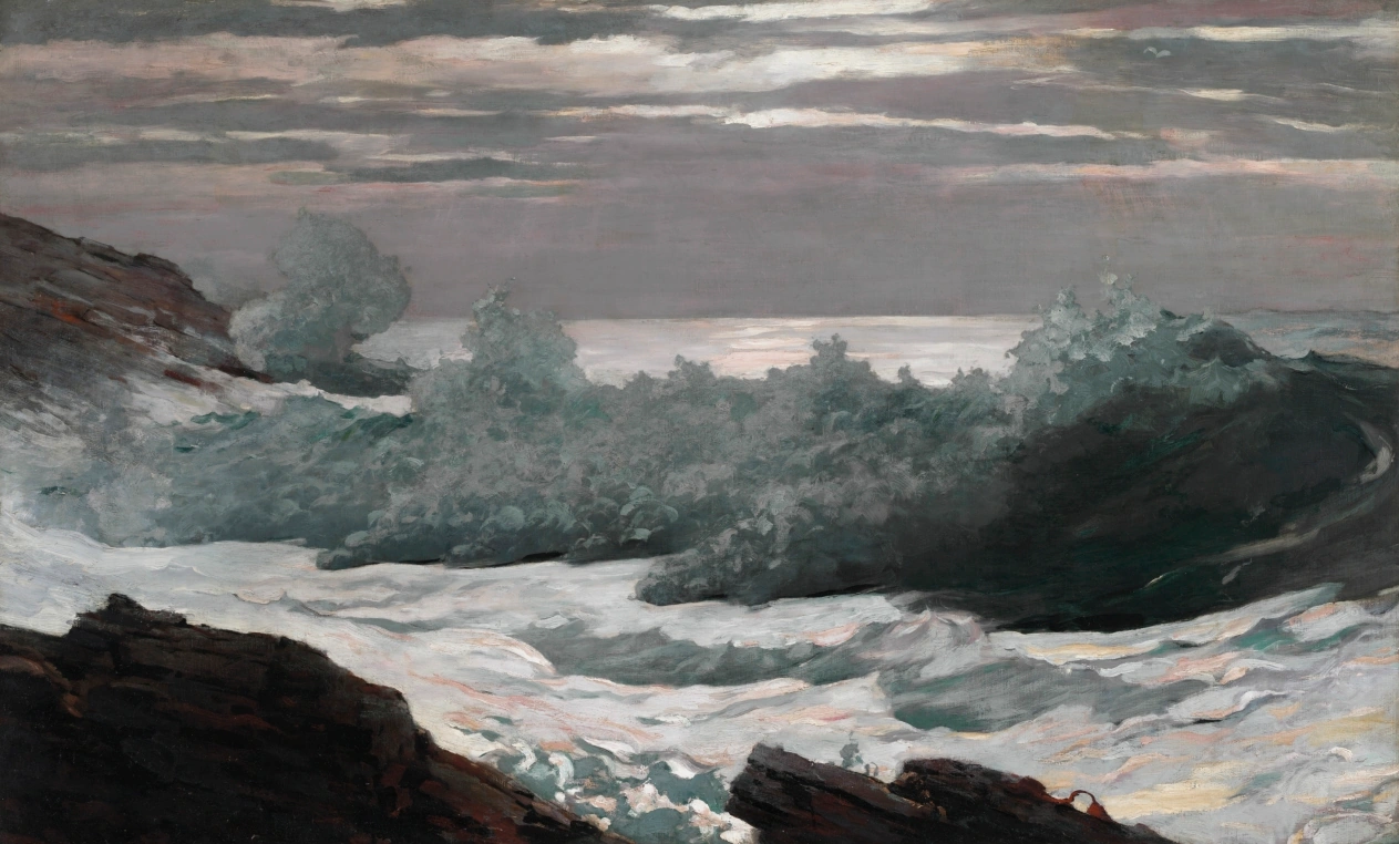 Matin après une tempête en mer