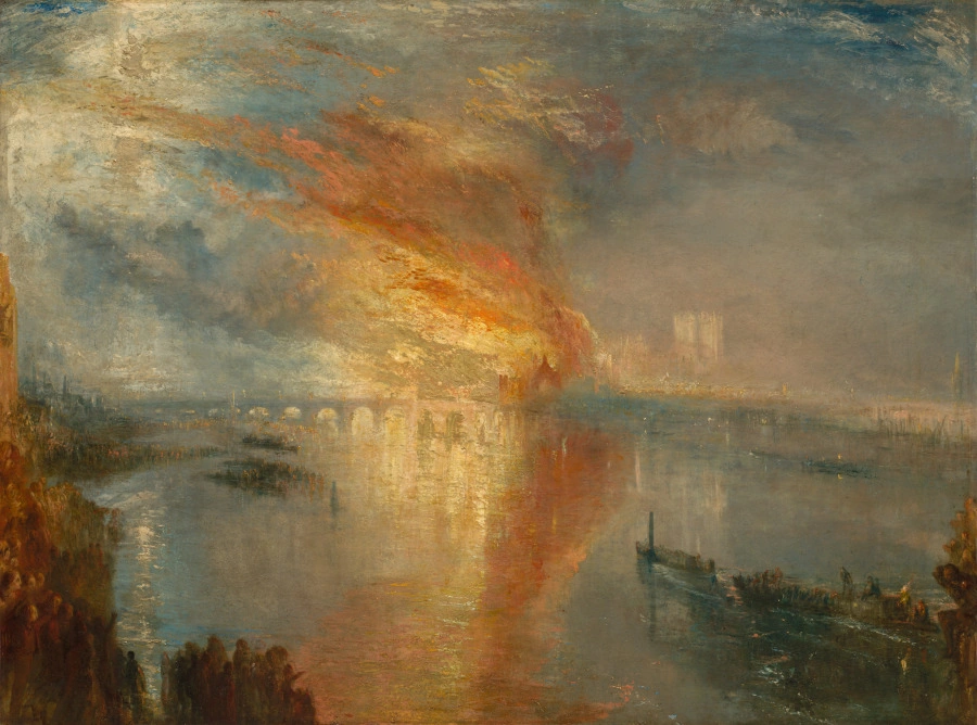 L'Incendie des Chambres des Lords et des Communes, 16 octobre 1834