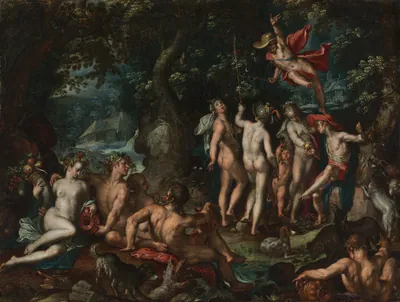 The Judgment of Paris — Joachim Antonisz. Wtewael (1602) — oil on copper, Cleveland Museum of Art