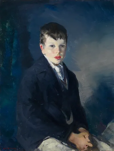 Boy in a Blue Coat — George Bellows (1915) — oil on canvas, Cleveland Museum of Art