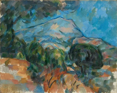 Mont Sainte-Victoire — Paul Cézanne (1899) — oil on fabric, Cleveland Museum of Art
