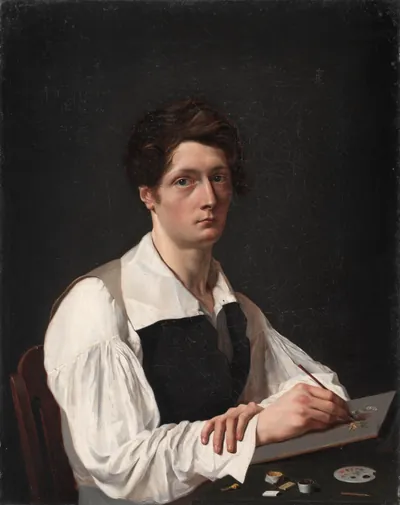 Self-Portrait — François LePage (1824) — oil on canvas, Cleveland Museum of Art