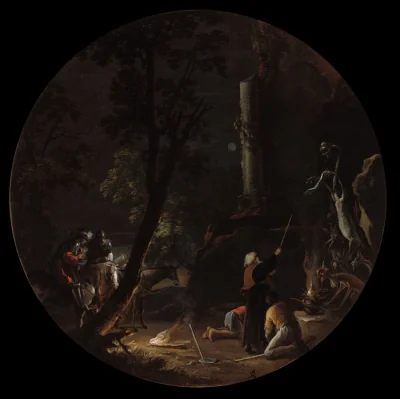 Scènes de sorcellerie : Nuit — Salvator Rosa (1640) — oil on canvas, Cleveland Museum of Art