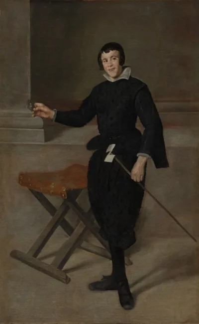 Portrait du bouffon Calabazas — Diego Vélasquez (1631) — oil on canvas, Cleveland Museum of Art