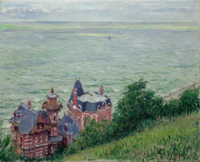 Villas à Trouville — Gustave Caillebotte (1884) — oil on canvas, Cleveland Museum of Art