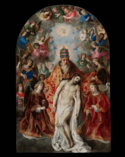La Trinité — Hendrik van Balen (1615) — oil on wood, Cleveland Museum of Art