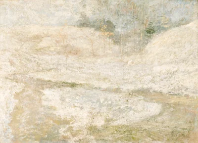 Le Ruisseau, Greenwich, Connecticut — Twachtman, John Henry (1900) — Paintings, Connecticut