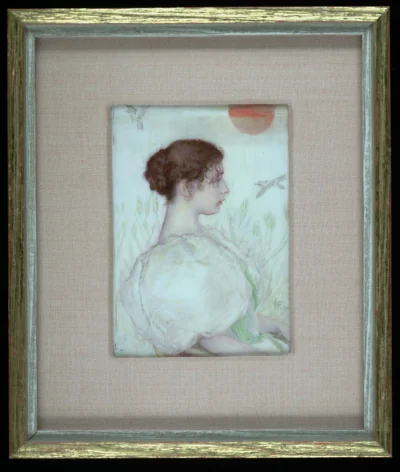 Tête de jeune fille — Fuller, Lucia Fairchild (1900) — Paintings, Smithsonian