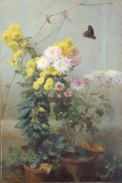 Soleil d'automne — Lambdin, George Cochran (1880) — Paintings, Sun