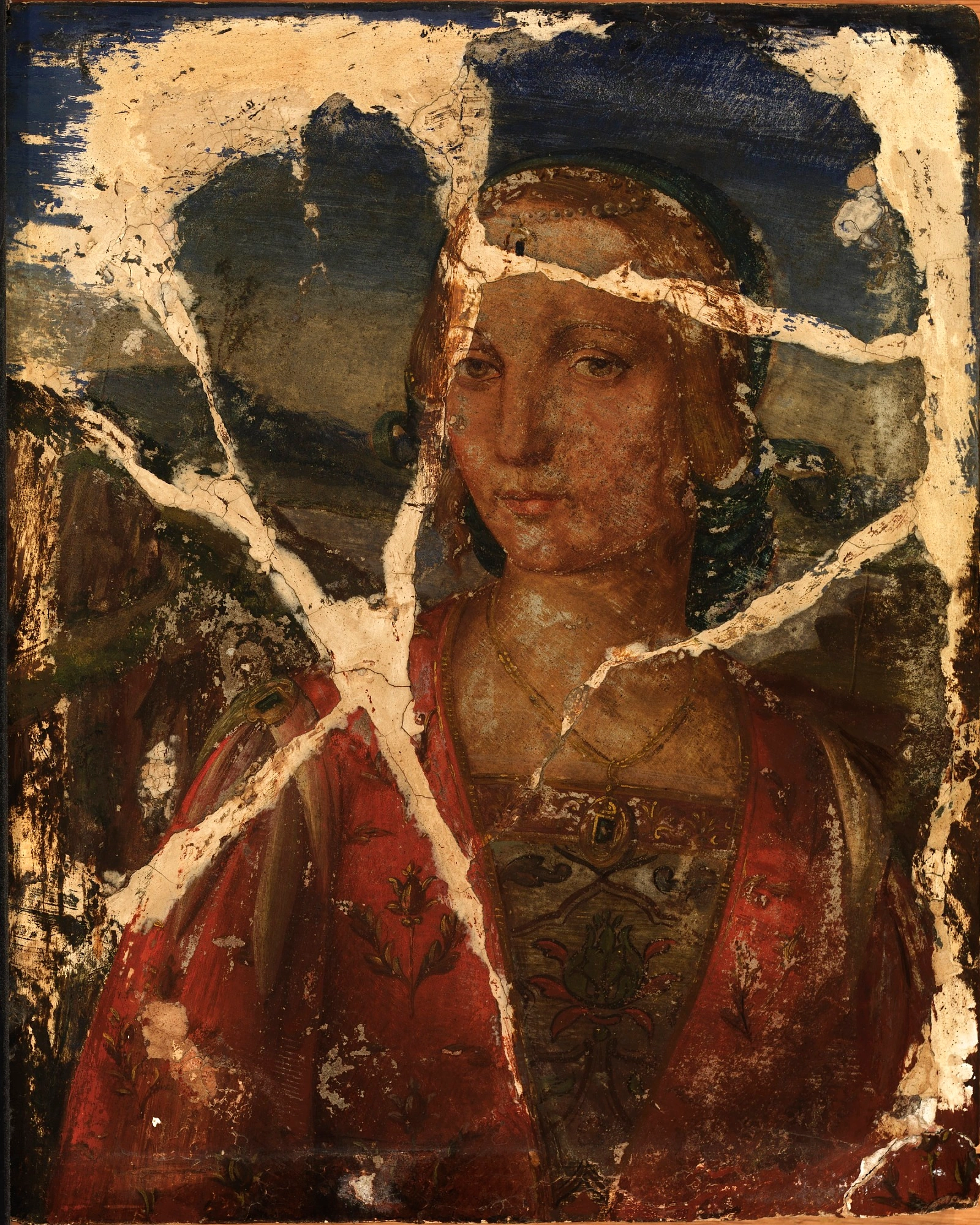 Tête de jeune femme